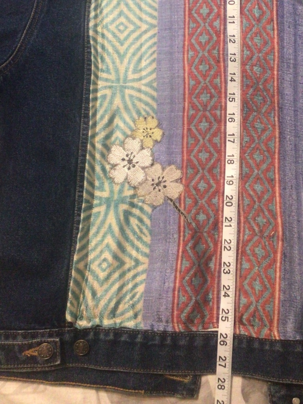 Upcycled Jean jacket - Picture 6 of 6